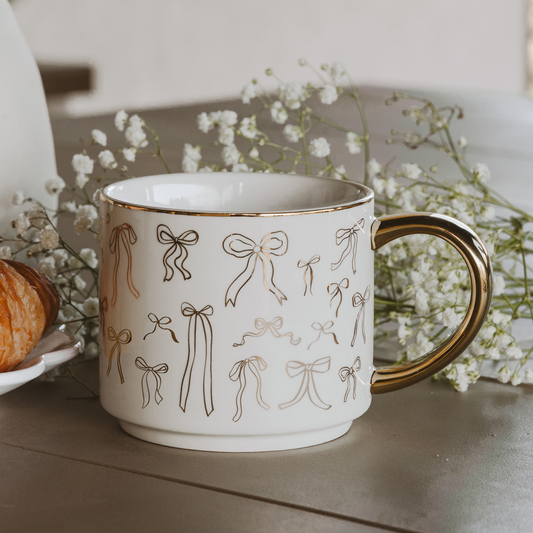 Bows Coffee Mug - Spring Decor & Gifts