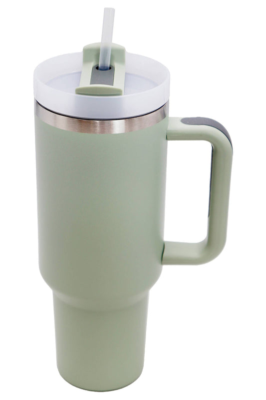 Matte Insulated Stainless Steel Tumbler - 40 Oz