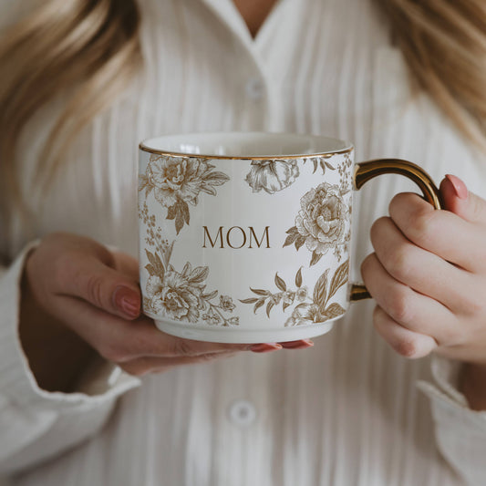 Gold Mom Coffee Mug - Spring & Mother's Day Gifts