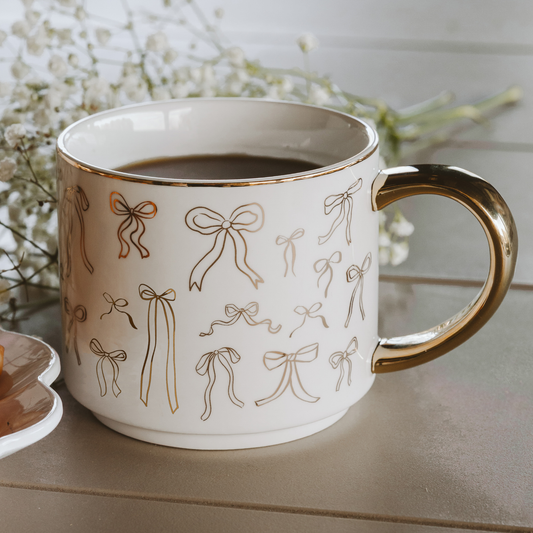 Bows Coffee Mug - Spring Decor & Gifts